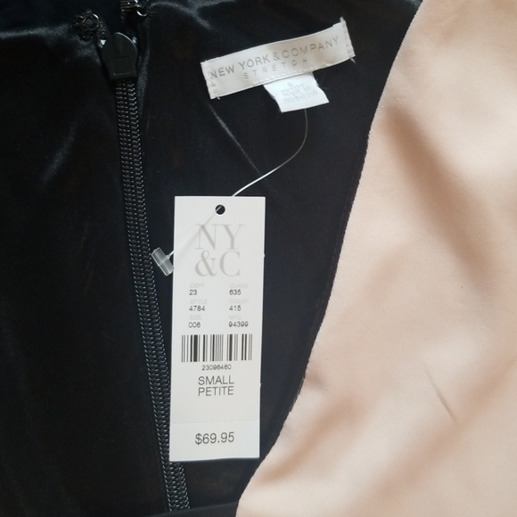 NWT stretch color block dress - Picture 3 of 5